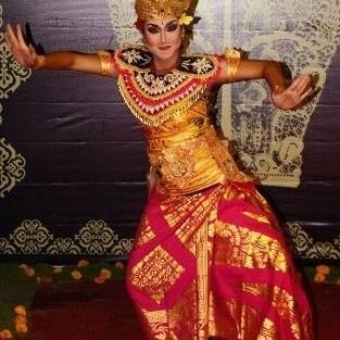 :0:0:0] Mahkota Kulit gelungan tari margapati bali bahan Kulit sapi