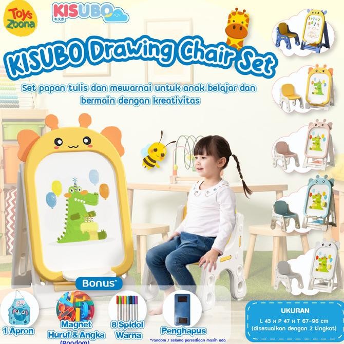 

ToysZoona Drawing Chair Set Papan Tulis Mewarnai Anak SALE!!!