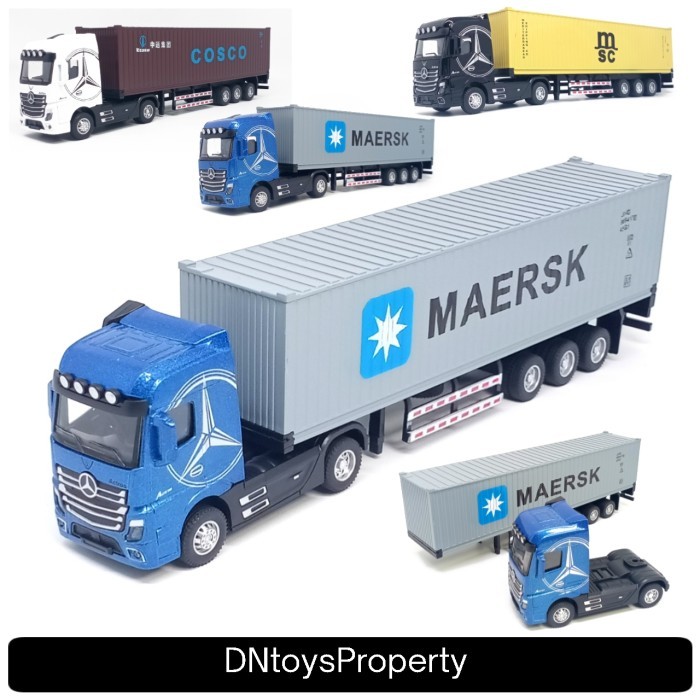 Diecast Truck Kontainer Mainan Pajangan Koleksi