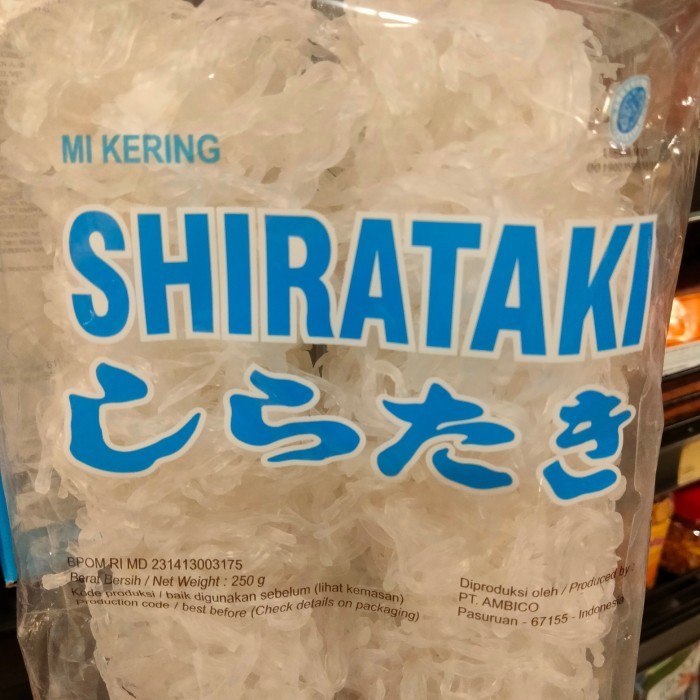

PROMO! shirataki lokal dry 250 gr / mi kering
