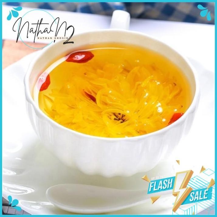 

TEH BUNGA IMPERIAL CHRYSANTHEMUM / KEMBANG KRISAN GOLDEN 20G BY NATHAN'S GROSIR KUALITAS SUPER !!