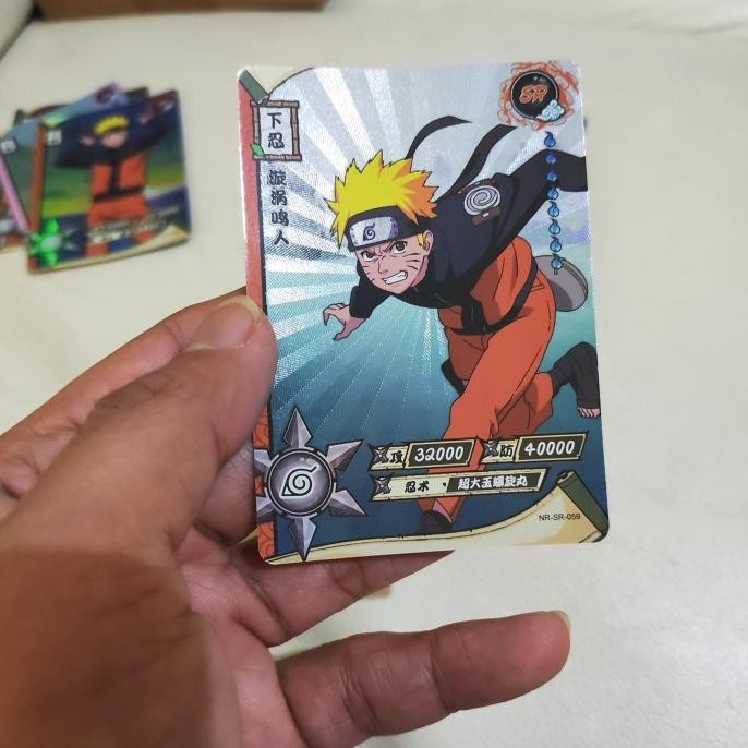 %%%%] CCG KARTU NARUTO KAYOU NARUTO 1 SR HOLO ORI