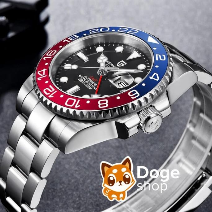 Promo Pagani Design Gmt Pd-1662 Automatic Watch Oyster Jubilee Batman Pepsi