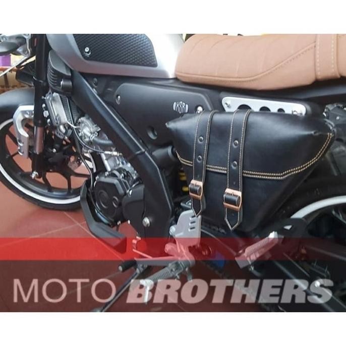 TAS SAMPING / SIDEBAG / SIDE BAG XSR155 XSR 155 KLASIK JAPSTYLE CUSTOM