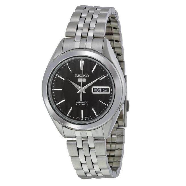 Murah Seiko 5 Snkl23K1 Automatic Black Dial Snkl23
