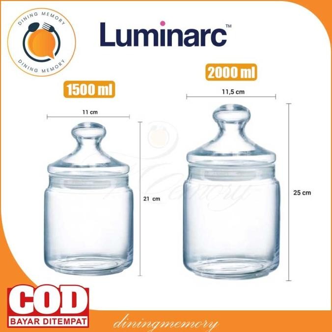Luminarc Toples Kaca Polos Big Club per Pcs Hanya GoSend!