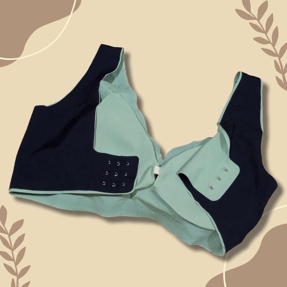 In Stock Bra Seamless Pakaian Dalam Atasan Wanita Bh Busa Lepas Pasang Tanpa Kawat Pengait 3 Belakan