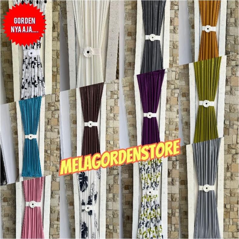 WDM-2227 gorden  kupu kupu hordeng jendela kaca gorden minimalis Original