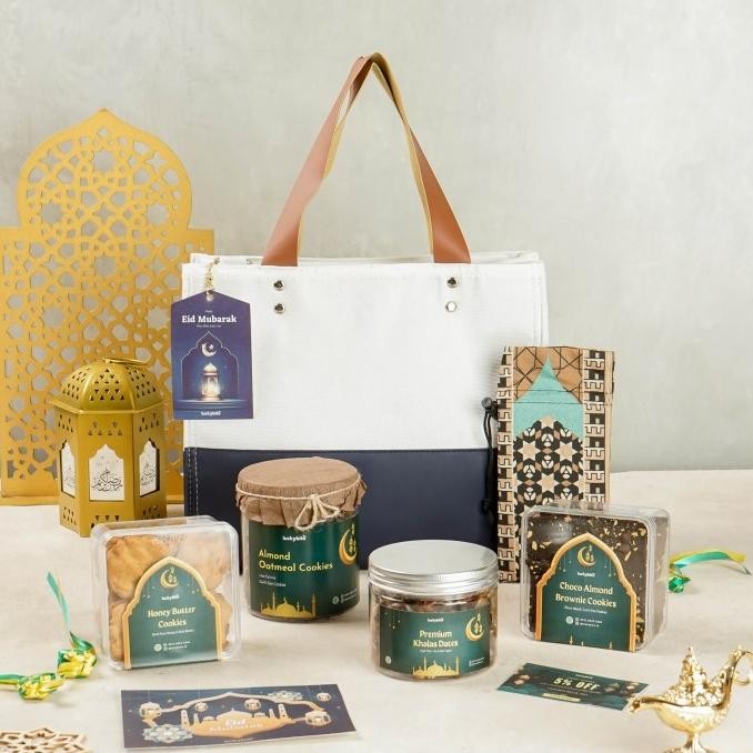 

Hampers Lebaran / Parcel Lebaran - CANVAS BAG - AFIYA SET - LUCKYBITE bps