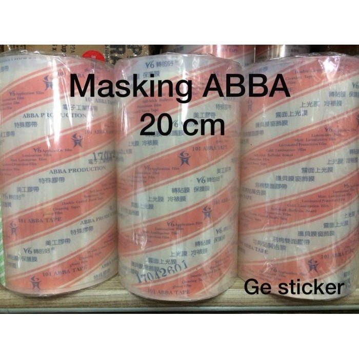 

TRANSFER / MASKING TAPE ABBA 20 CM