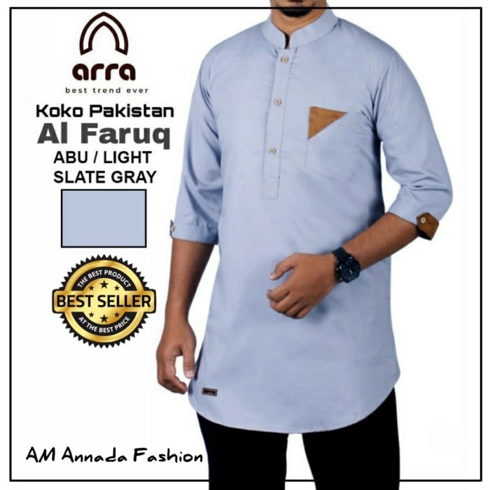 Baju Muslim Pria Koko Kurta Pakistan Premium Gamis Muslim Dewasa Gaul
