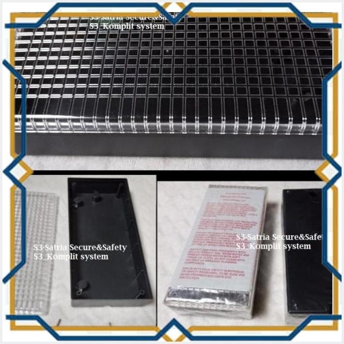 [SSC] BOX ATAS TRANSPARAN TUTUP 18X8.5X4CM 90L PCB KOTAK TOSO 90 LED 90LED