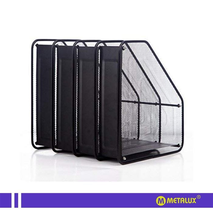 

METALUX FILE RACK L - RAK DOKUMEN LAYER DOCUMENT RACK BESI HITAM KANTOR PUTIH