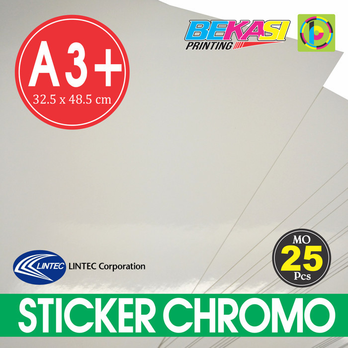 

KERTAS STICKER GLOSSY ORIGINAL BY LINTEC JAPAN A3+ - HIGH QUALITY