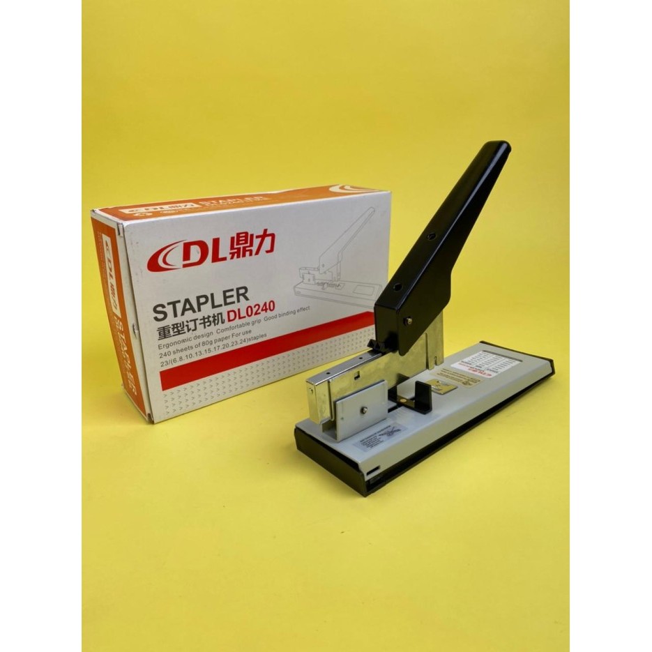 

DINGLI NO 240 STAPLER HEAVY DUTY STAPLER STAPLES BESAR 240