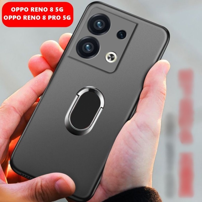PROMO CASE OPPO RENO 8 5G PREMIUM SLIM MATTE MACARON LIST CAMERA COVER HP