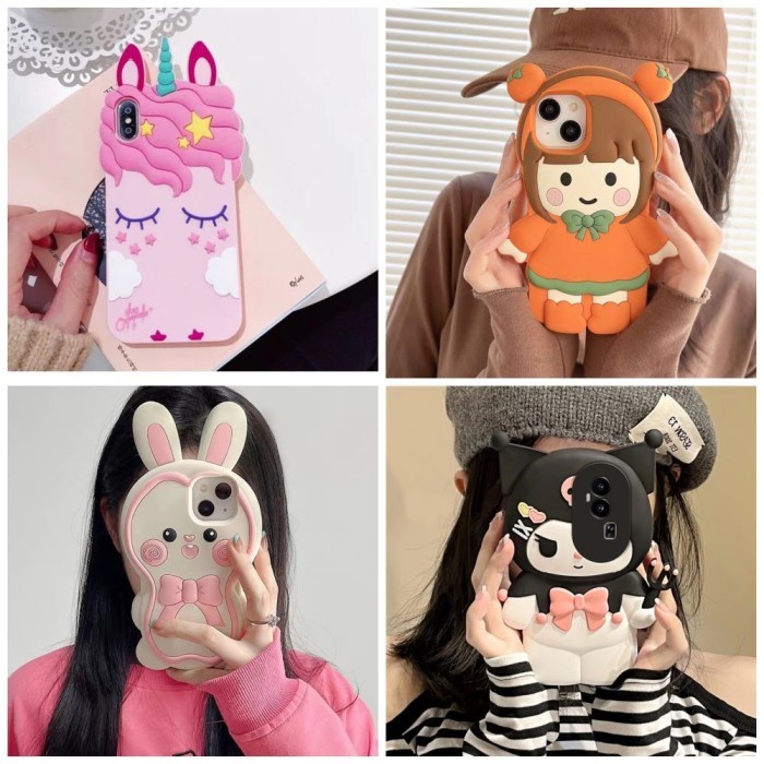 CUCI GUDANG Casing Hp Rubber Unicorn Case Tecno Spark 6 GO 8C GO 2022