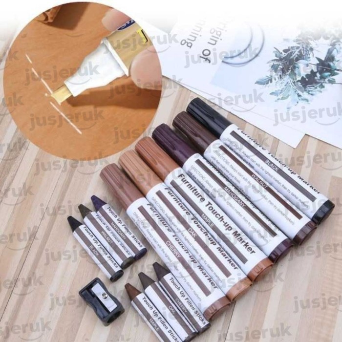 

JFACTORY SPIDOL PEWARNA KAYU WOOD REPAIR STICKS MARKER 6PCS SET