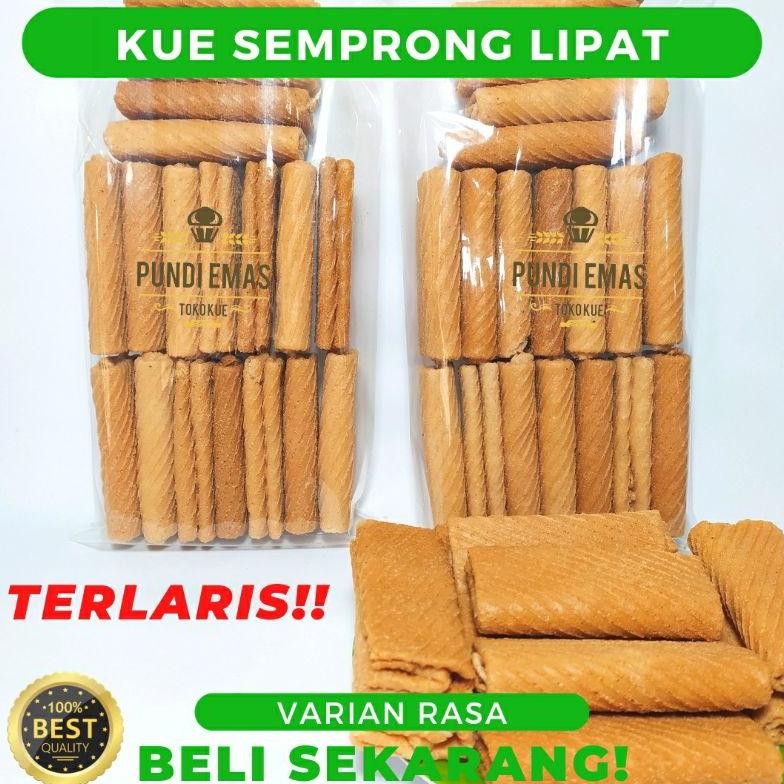 

jk-54 Kue Semprong Lipat - 250 Gr Kue Semprong Dompet Terlaris 250 Gr Premium