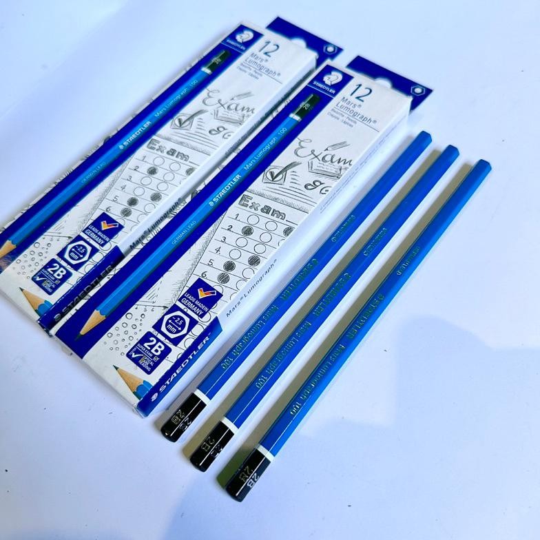 

Viral Pensil 2B Staedtler Mars Lumograph Isi 12 Pcs