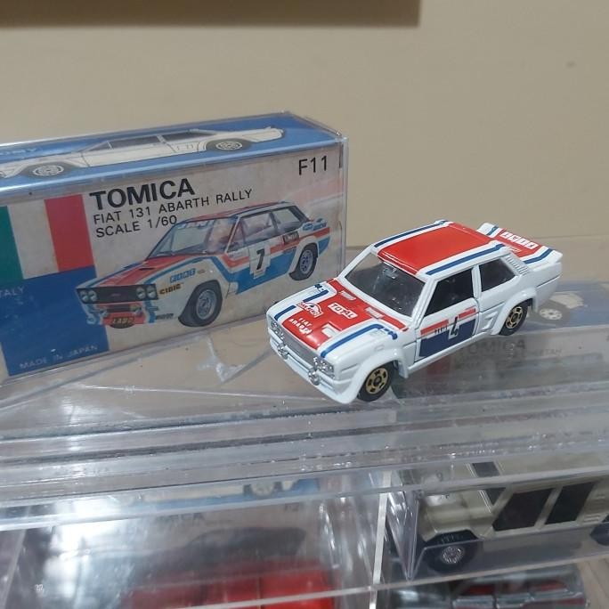 Tomica F11 - FIAT 131 ABARTH RALLY [WHITE]