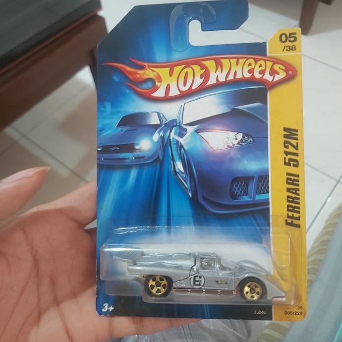 Hot Wheels Hotwheels Ferrari 512M Silver 2006