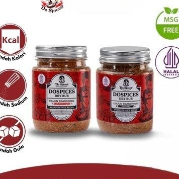 Dopice Healthy Dry Rub Bumbu Marinai Rendah Al Cajun