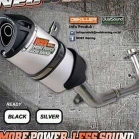 Knalpot NOBI / NOB1 NEO 3BOLD Motor Sport lengkap Terlaris