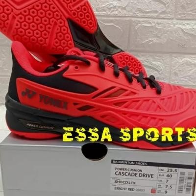 SEPATU YONEX CASCADE DRIVE BRIGHT RED ORIGINAL Terlaris