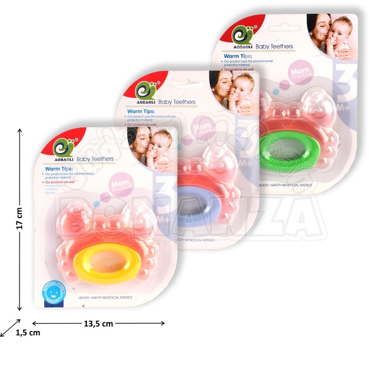 [Bonanza] Gigitan Bayi Gurita Aobaoli Baby Teethers KEPITING Mainan Anak