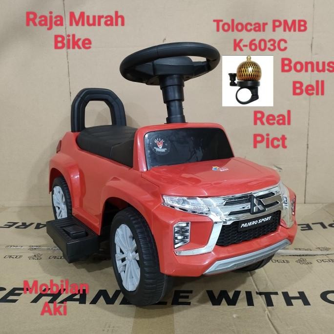 Tolocar K-603C Mobil Aki Mainan Anak Mobilan Aki Anak Pajero Sport