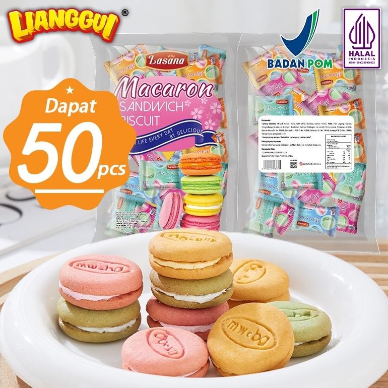 

If56 [HALAL] Lianggui Macaron Kukis Mini Biskuit Cookies Kue Lebaran Best Seller Enak Cemilan Macaron Snack Viral HAMPERS LEBARAN IDUL FITRI JAJAN LEBARAN Termurah