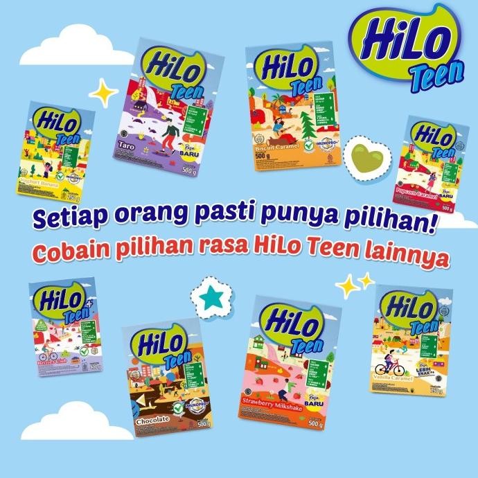 

Hilo Teen Vanilla Caramel 500Gr - Susu Tinggi Kalsium