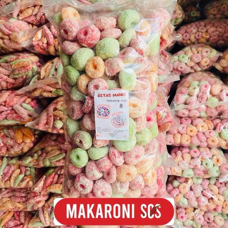 

DWL-49 1KG Getas Nyes Nyes | Makaroni Sos Donat Lonjong Getas Widaran Manis Snack Jadul Nyes Original