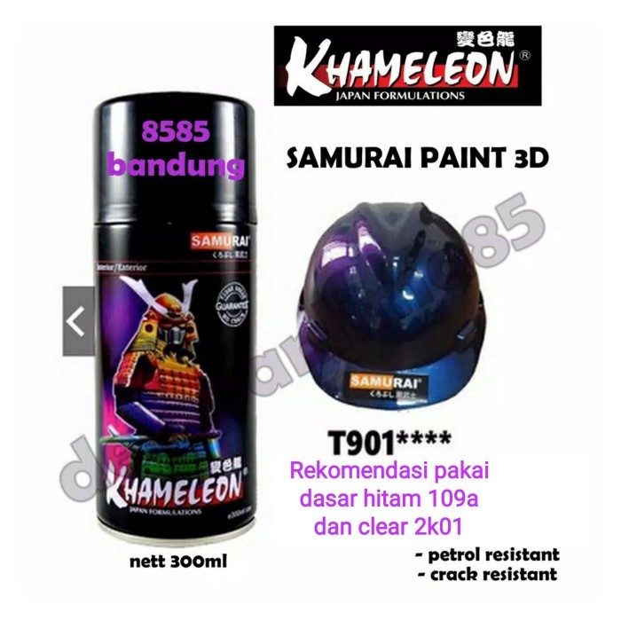 Samurai Paint T901**** KHAMELEON BIRU-Cat Semprot 3D warna BUNGLON