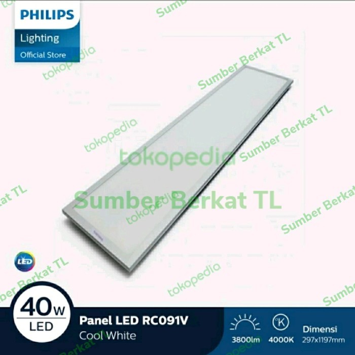 Philips LED Panel RC091V Led36S 40W 40 Watt 40 W 40Watt 30X120 Cm