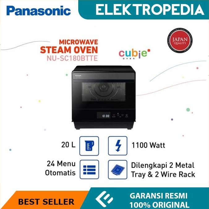 Panasonic - Microwave Steam Oven Air Fryer Cubie Nusc180Btte Terbaik
