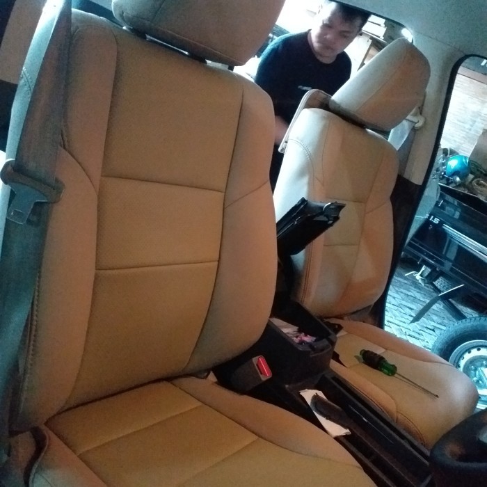 Terbatas, Sarung Jok Mobil Permanen Bahan Mbtech Honda Crv Plus Pasang Bekasi