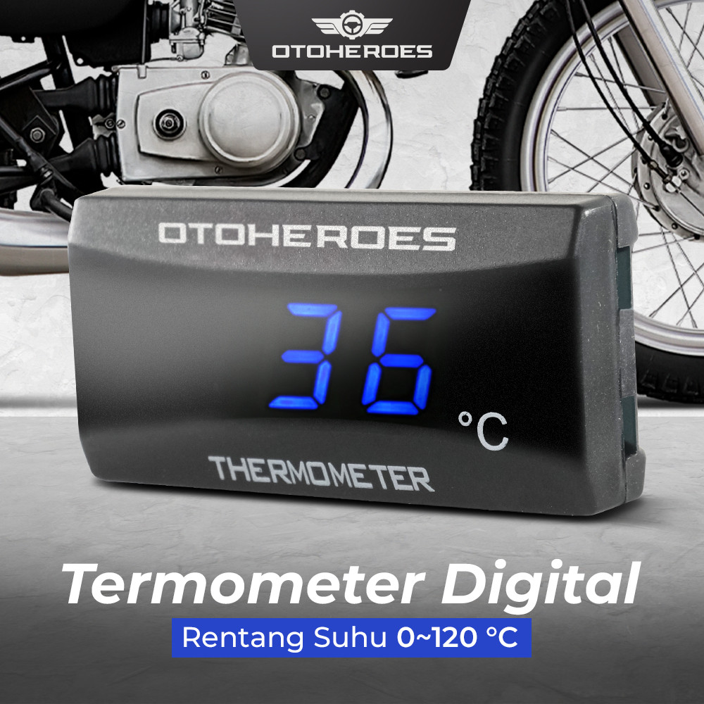 Termometer Digital Pengukur Suhu Air Radiator Mesin