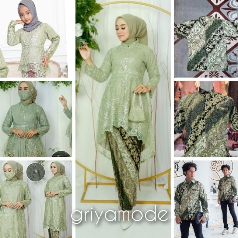 Couple Kebaya Sarimbit Keluarga Kebaya Pesta Keluarga Kebaya Hajatan