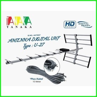 PROMO TANAKA ANTENNA TV UHF DIGITAL REMOT CONTROL U 27+kabel