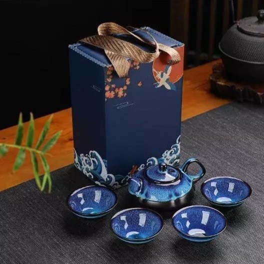 

chinese tea pot set READY STOK hampers imlek lebaran 4 cup