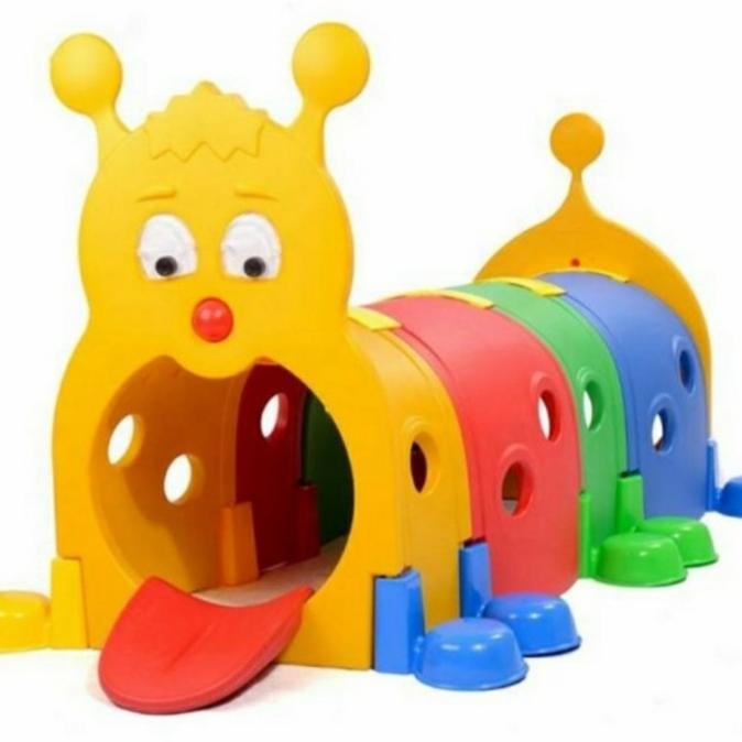 Caterpillar Tunnel Playground Terowongan Ulat Mainan Anak TK [terbaik]