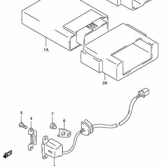 Masih Ada Generator Assy, Signal Generator Pulser Fulser Suzuki Gsx R400(Gb. 3)