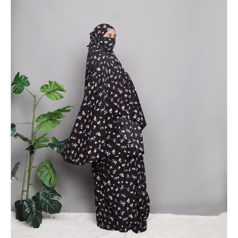 mukena traveling sabi edition - silky premium - mini pouch