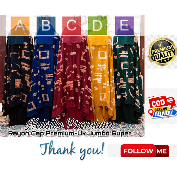 mukena dewasa kain katun rayon bali super jumbo murah,adem & tebal