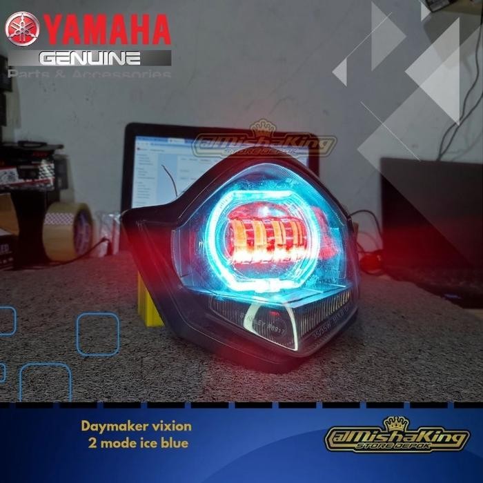 Lampu Daymaker biled vixion lama ice blue super terang murah Motorcycle