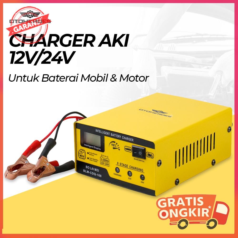 Charger Aki Mobil Battery Charger 12V/24V 15A - BLM-CDQ-168