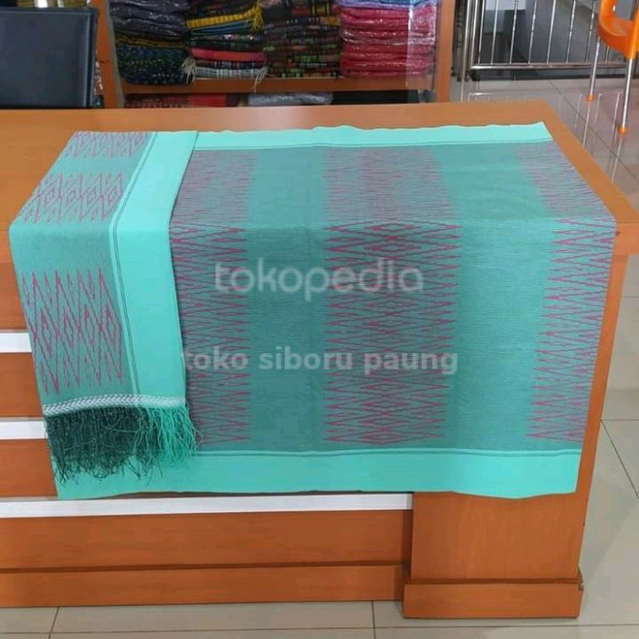 Songket Tarutung Sibolang Rasta Kw2 Warna Hijau Tosca