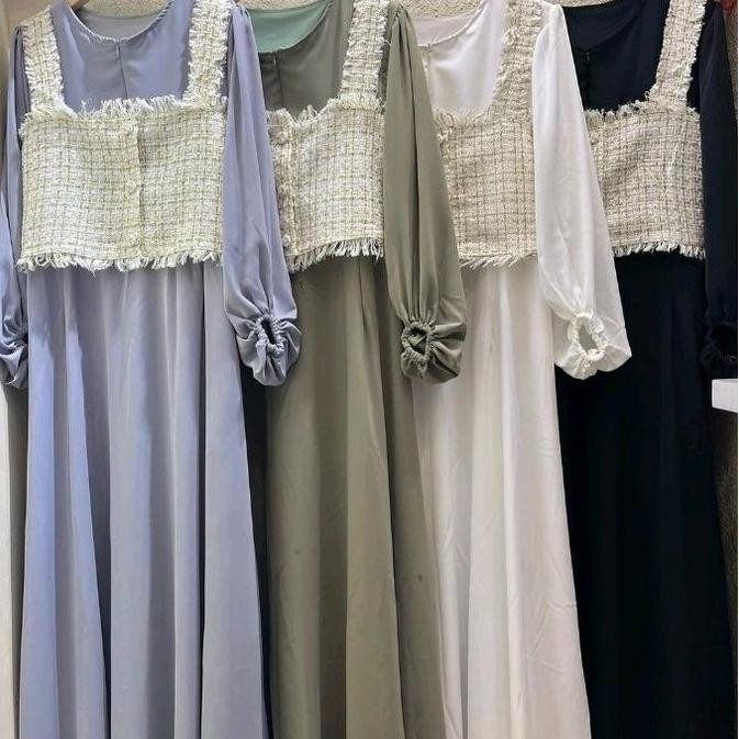 BEST SELLER SALSA DRESS GAMIS VEST GAMIS ROMPI GAMIS KOREA GAMIS KOREAN STYLE GAMIS LEBARAN